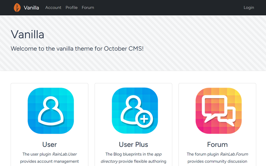 Vanilla Theme